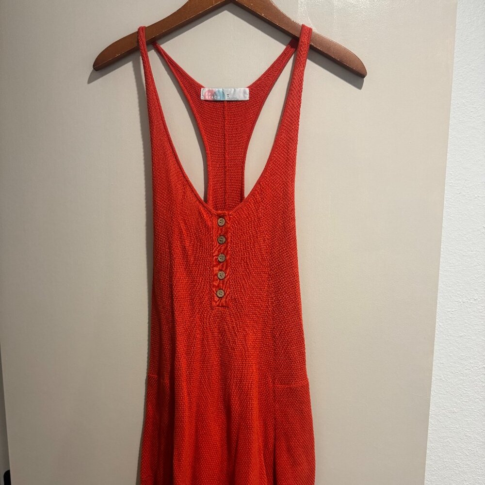 Free People Pool/Beach Cover up Orange XS